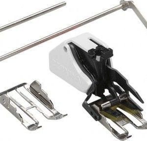 Piedino Bernina a doppio trasporto con 3 solette intercambiabili e righello guidabordi # 50 0089687300
