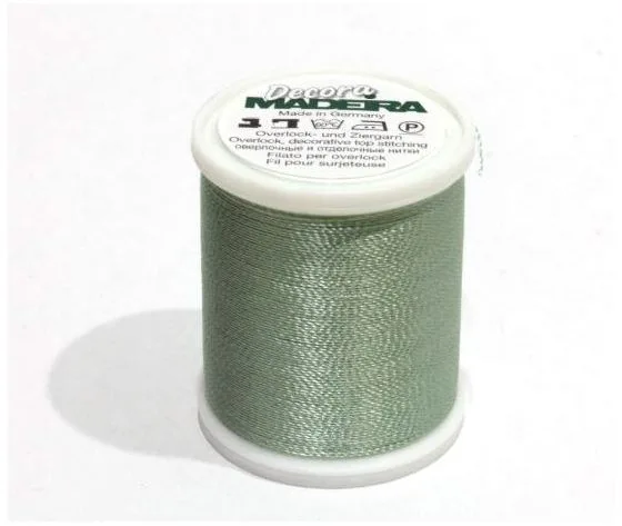 FILATO MADEIRA OVERLOCK -DECORA - No. 12-300 MT-VERDE SCHIUMA MARINA MADEIRA-9870-1047 FILATO MADEIRA OVERLOCK -DECORA - No. 12-300 MT-VERDE SCHIUMA MARINA MADEIRA-9870-1047