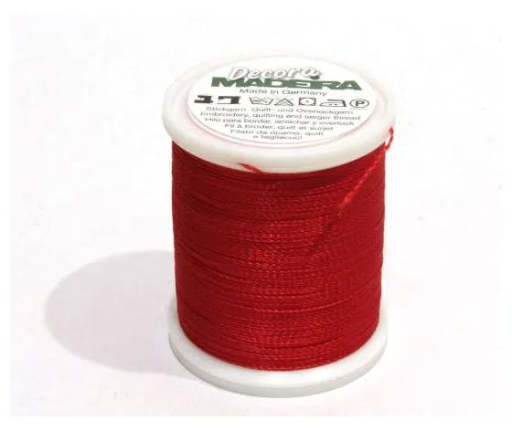 FILATO MADEIRA OVERLOCK -DECORA - No. 12-300 MT-RUBY MADEIRA-9870-1147 FILATO MADEIRA OVERLOCK -DECORA - No. 12-300 MT-RUBY MADEIRA-9870-1147