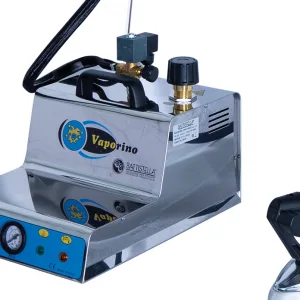 Vaporino Inox Maxi Generatore di vapore con caldaia da 2,8 l e ferro da stiro Battistella - immagine 2