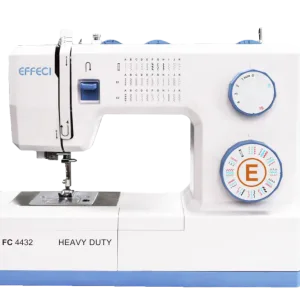 Effeci 4432 - Macchina per Cucire Meccanica Heavy Duty con 32 Punti per Tessuti Pesanti