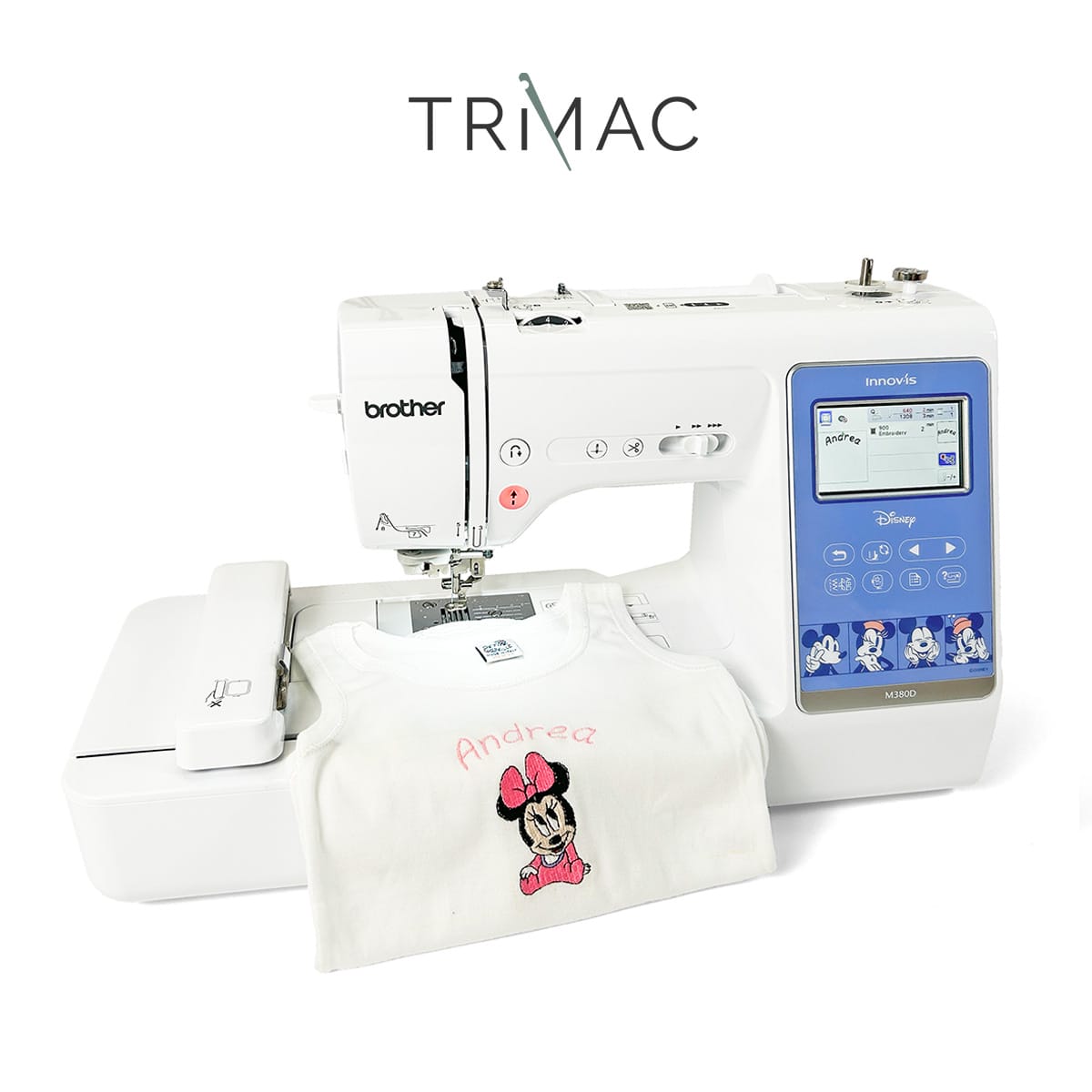 Body neonato ricamato con nome – Personalizzazione con macchina da cucire elettronica