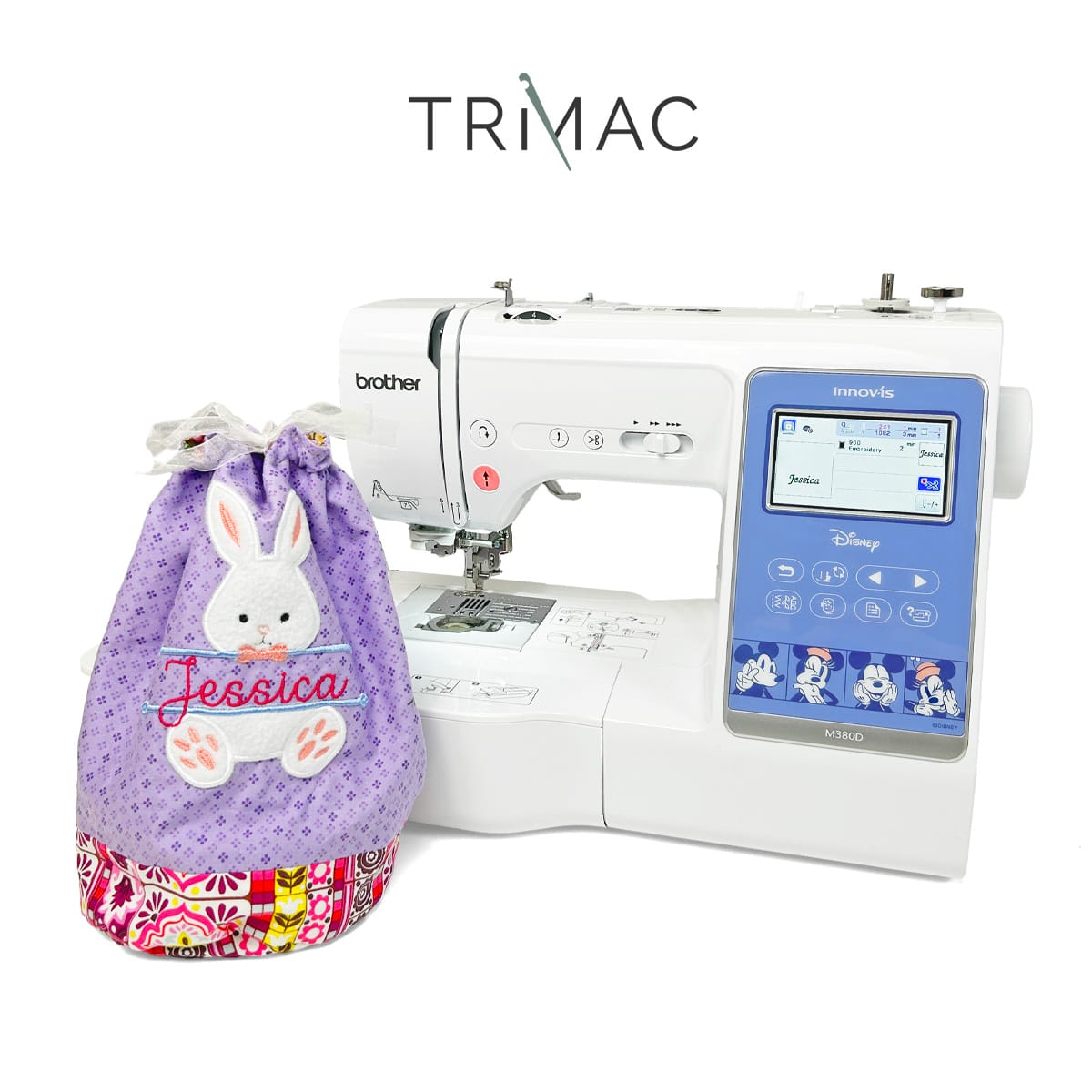 Macchina da cucire con funzione ricamo - Nome ricamato a punto perfetto