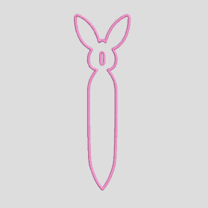 File da Ricamo | Fascia Porta Tovaglioli “Coniglietto” - immagine 2